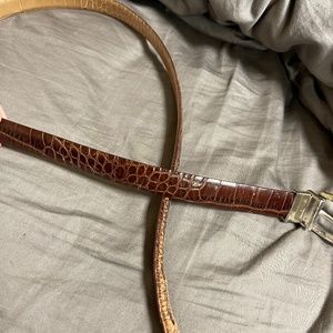 Brown Snakeskin Belt
